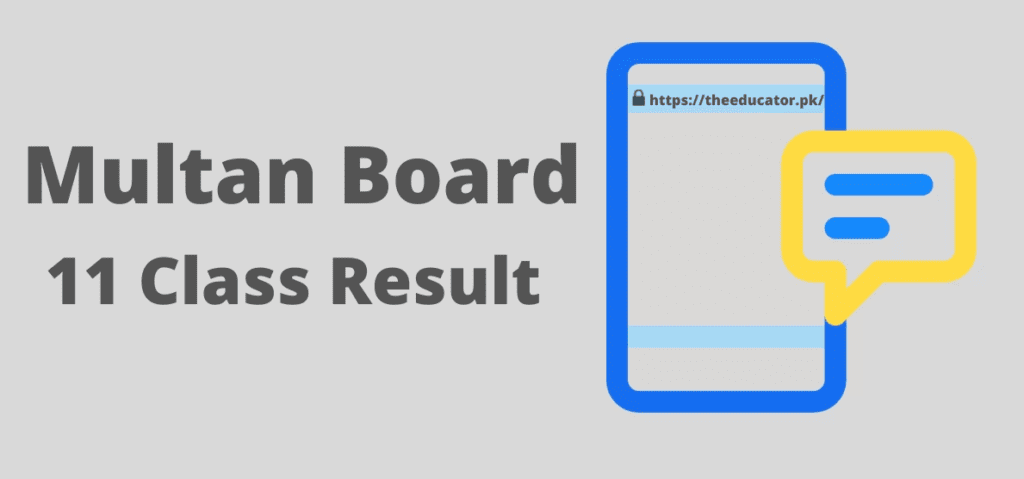 check multan board 11 class result by sms