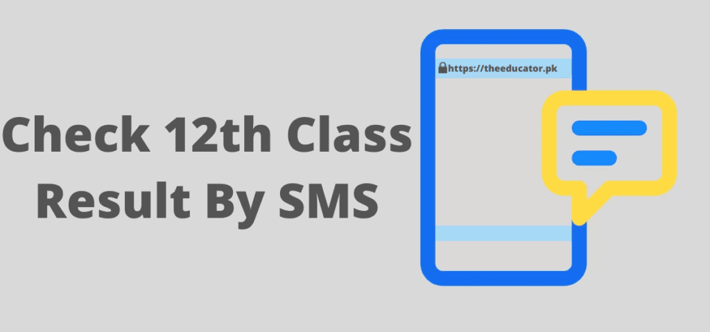 Check 12th class result 2022 by sms