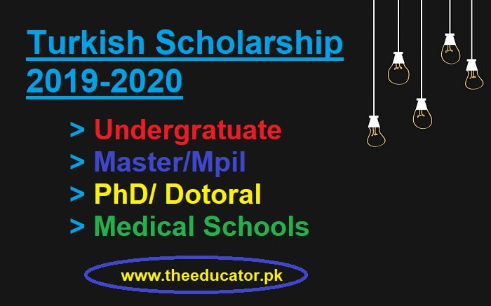 Turkey Scholarship 2019-2020- Study in Turkey