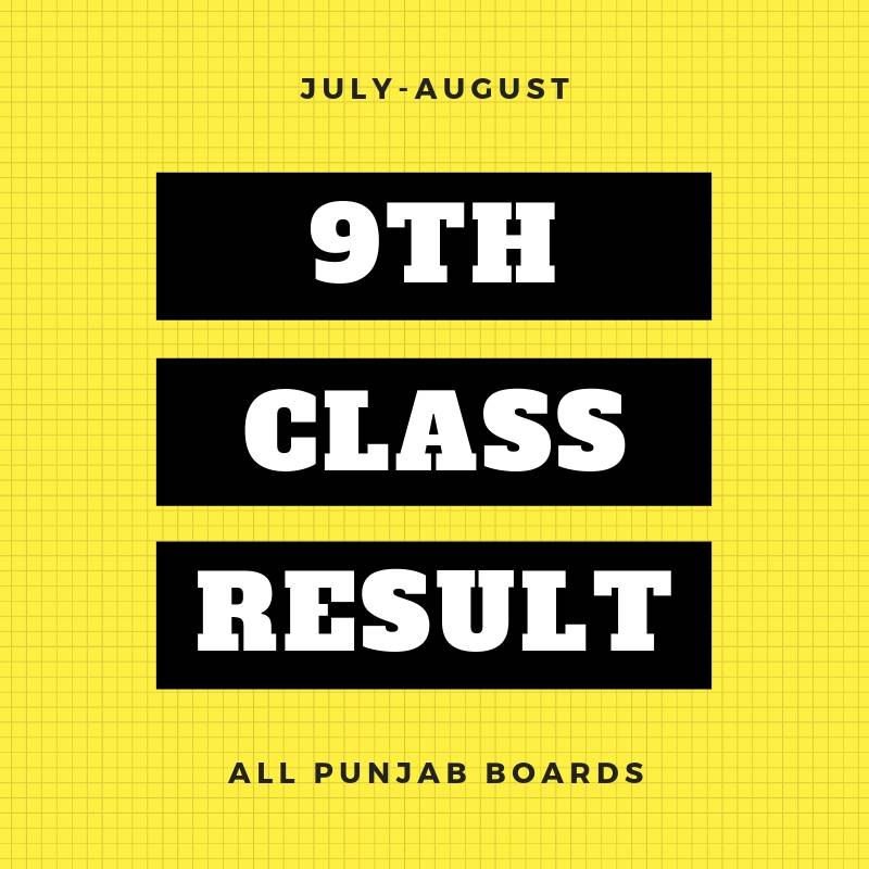 9th class result