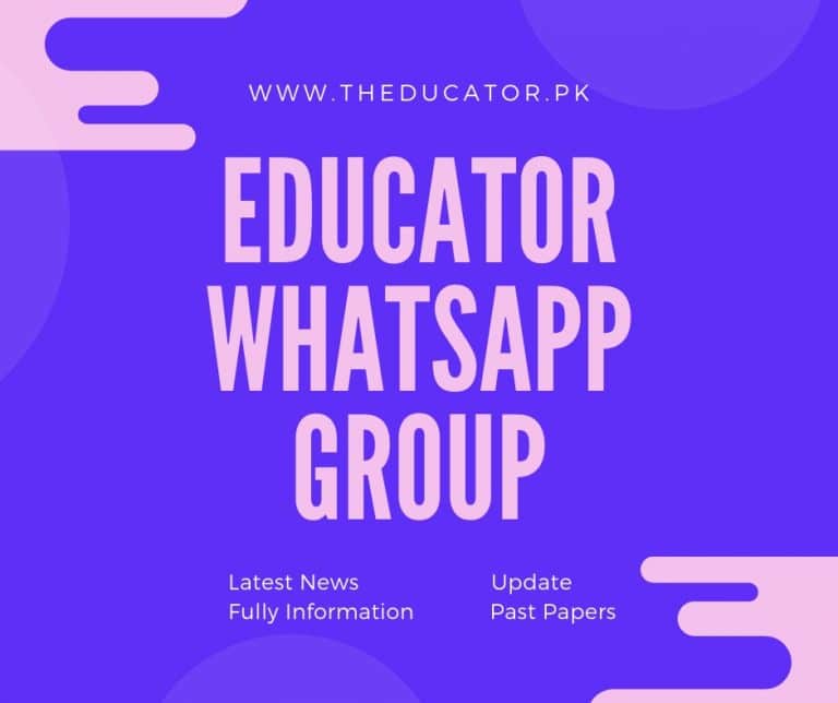 Join Educators Preparation Whatsapp Group For Latest Updates