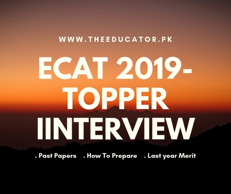 Top 10 Tips To Get High Marks In ECAT 2024 Test[ Topper Interview ]