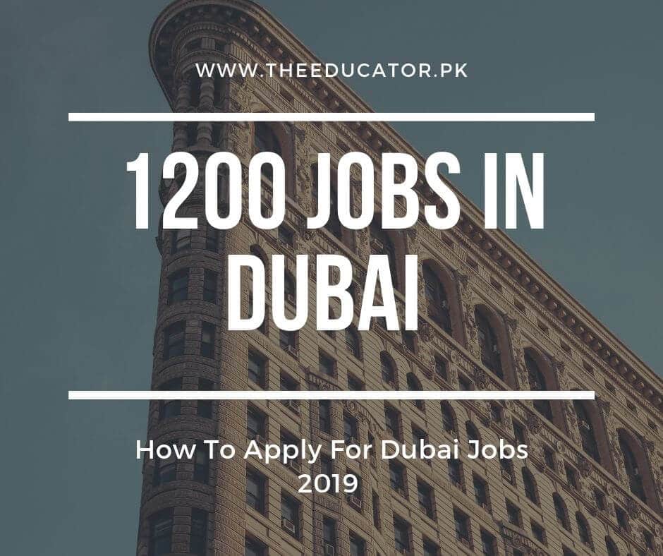 Dubai jobs 2019