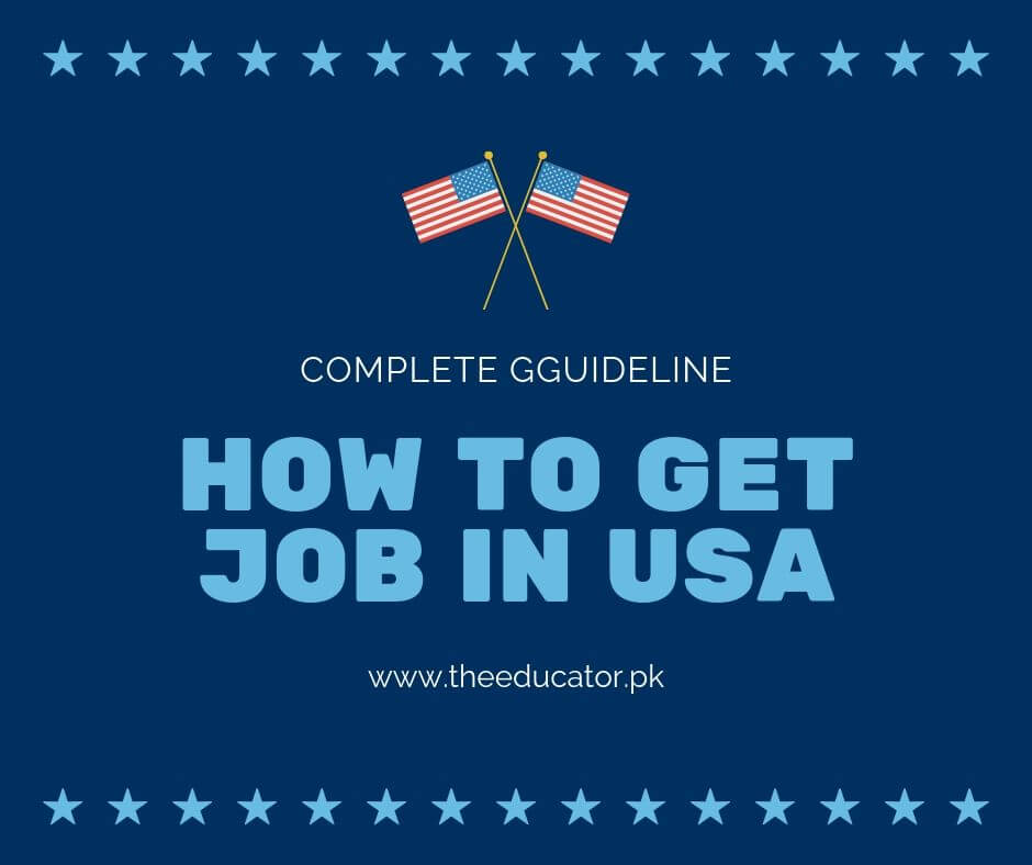 How can i get jobs in usa