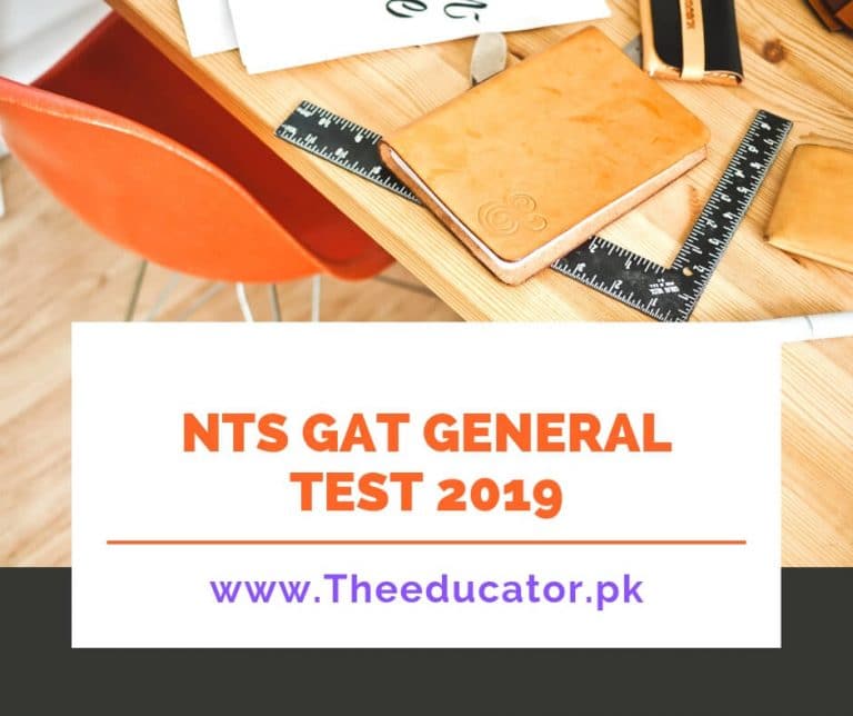 NTS GAT General Test 2019-[Official Update]