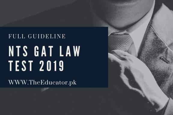NTS GAT Law Test 2019[Full Details]