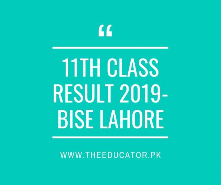 11th Class Result 2022 BISE Lahore