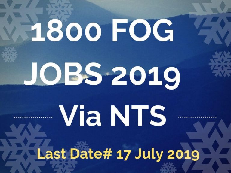 1800 Jobs Federal Government Organization FGO Jobs 2019 VIA NTS
