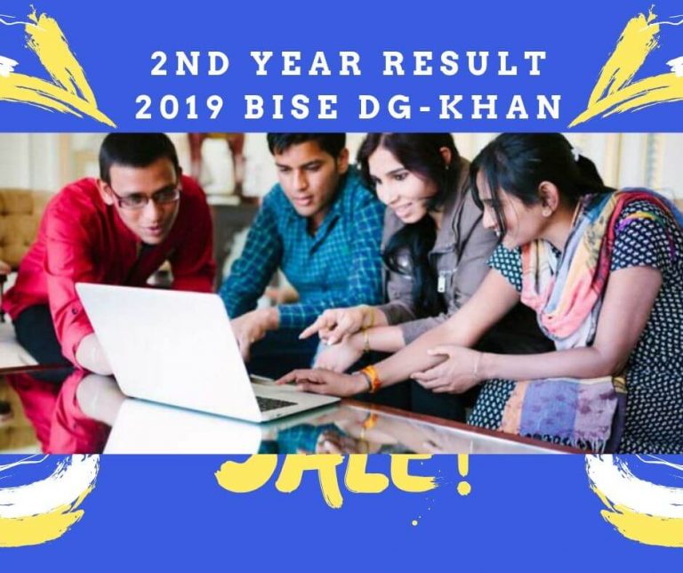 2nd Year Result 2019-12th Class Result BISE DG Khan