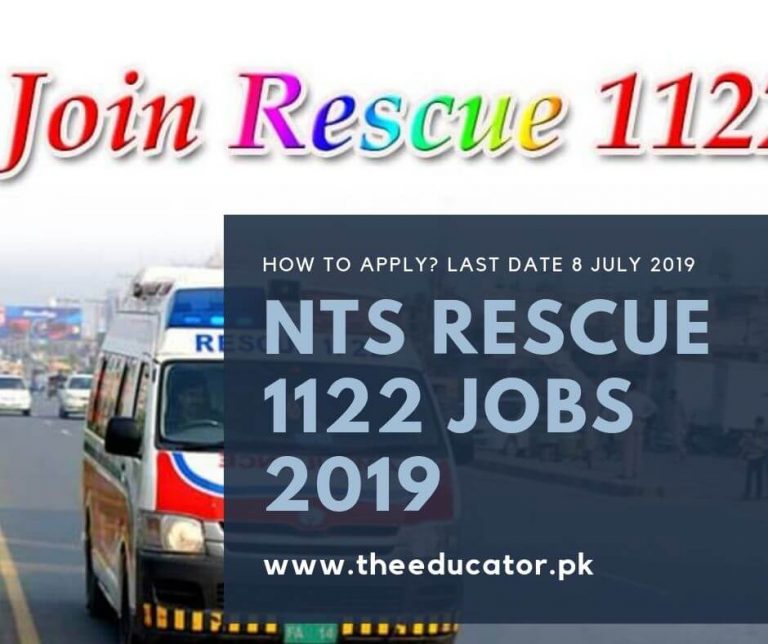 Rescue 1122 Jobs 2019 In Punjab-Pakistan