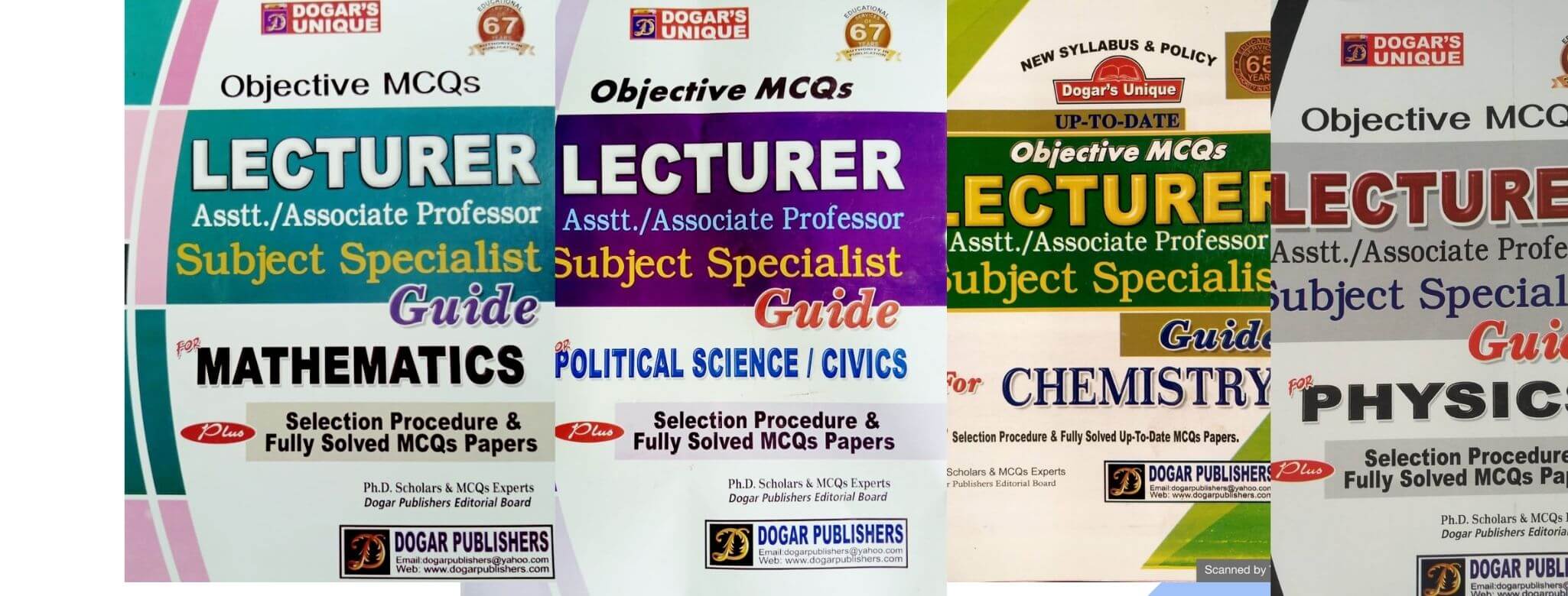 ppsc lecturer preparation books