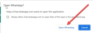 open whatsapp