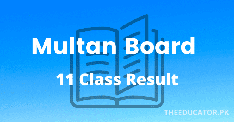 BISE Multan Board 11 Class Result 2022 – Check Result Online