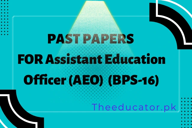 Educators AEO Past Papers In PDF- AEO Sample Papers