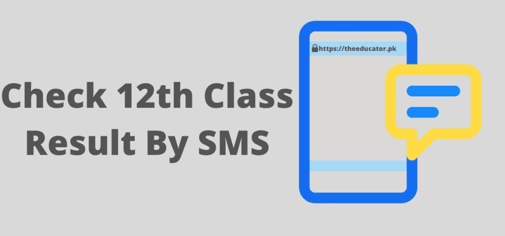 Check 12th class result 2024 by sms