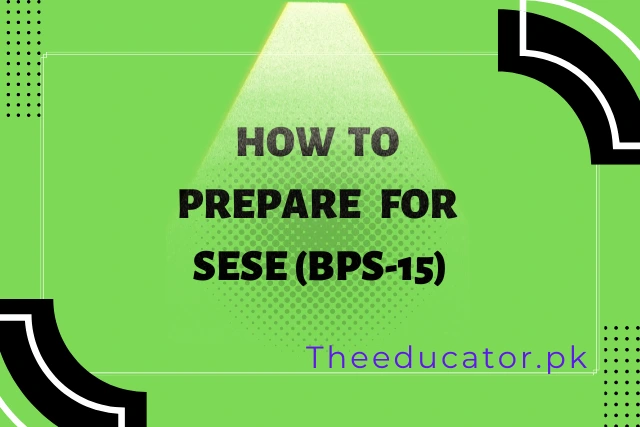 How to Prepare SESE Test (BPS-15)