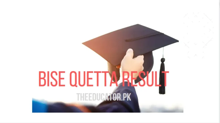 BISE Quetta Result 2023 – Check by Name & Roll No