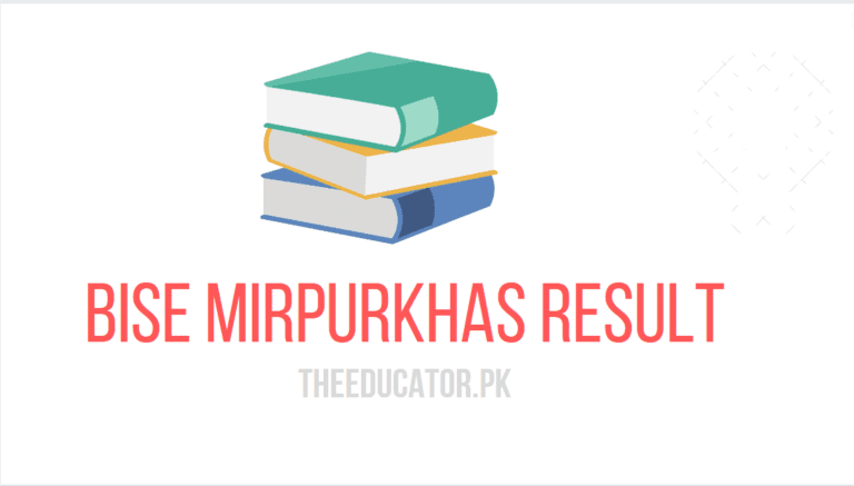 BISE Mirpur Khas 12 Class result 2023 Supply – Check Result Online