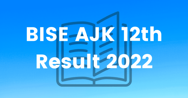 BISE AJK 12 Class Result 2023 Supplementary