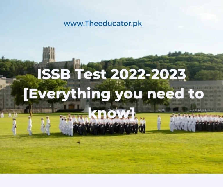 ISSB Test 2023 – Everything you need to know