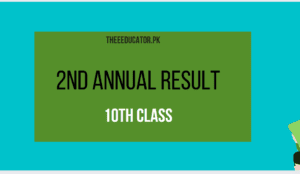 2nd annual result matric