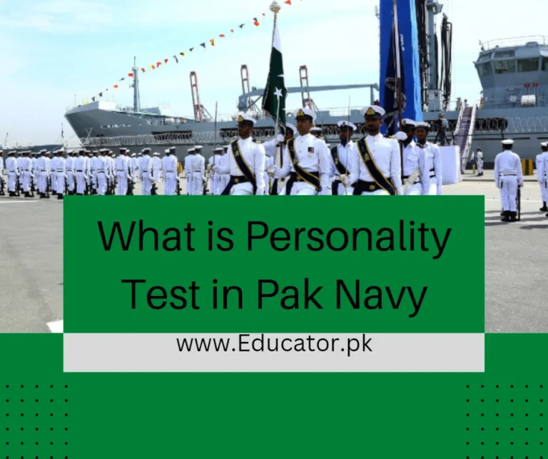 What is Personality Test in Pak Navy
