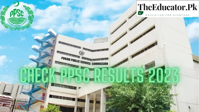PPSC Result 2023