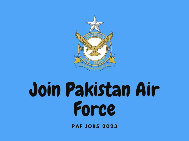 Join Pak Air Force 2023