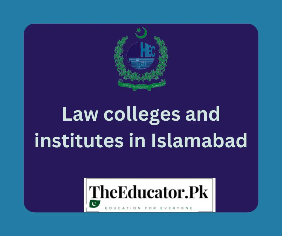 List Of Law College In Islamabad Admission