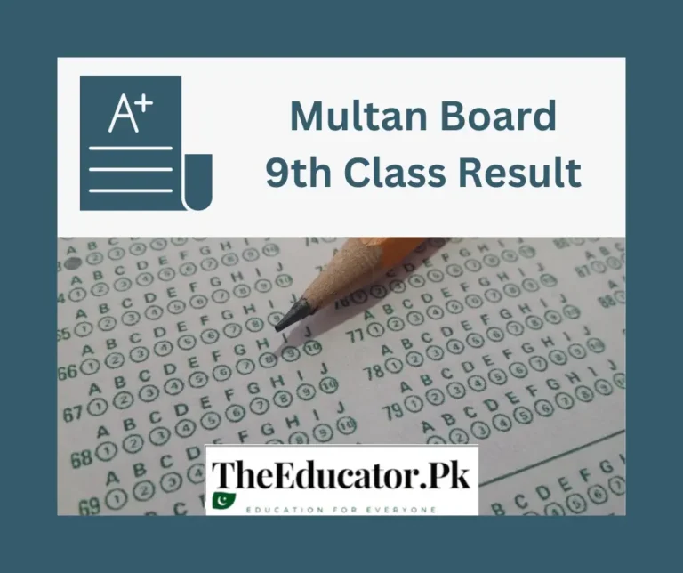 9th Class Result 2023 Multan Board – Check Here OFFICIAL
