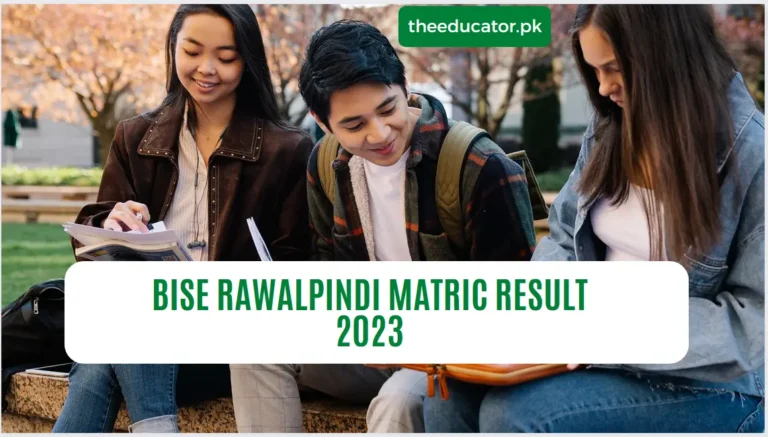 Matric Result 2024 BISE Rawalpindi Board – By Name & Roll No