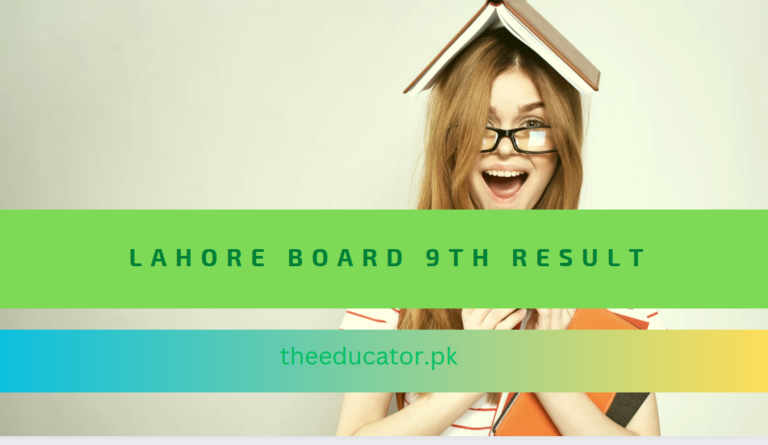 9th Class Result 2023 BISE Lahore – By Name & Roll No