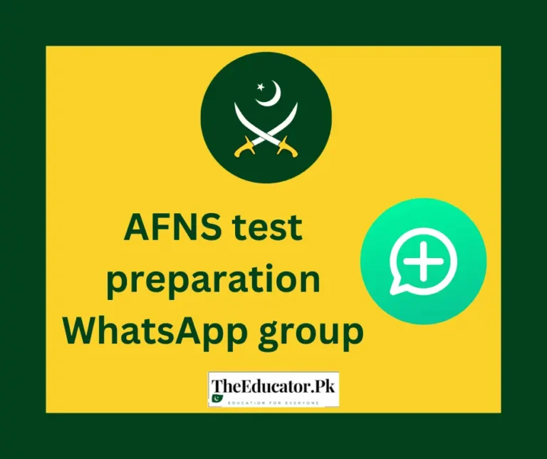 AFNS test preparation whatsapp group