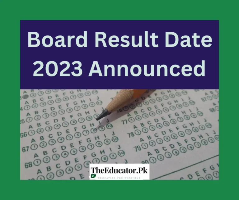 Source: Board Result Date 2023 Announced