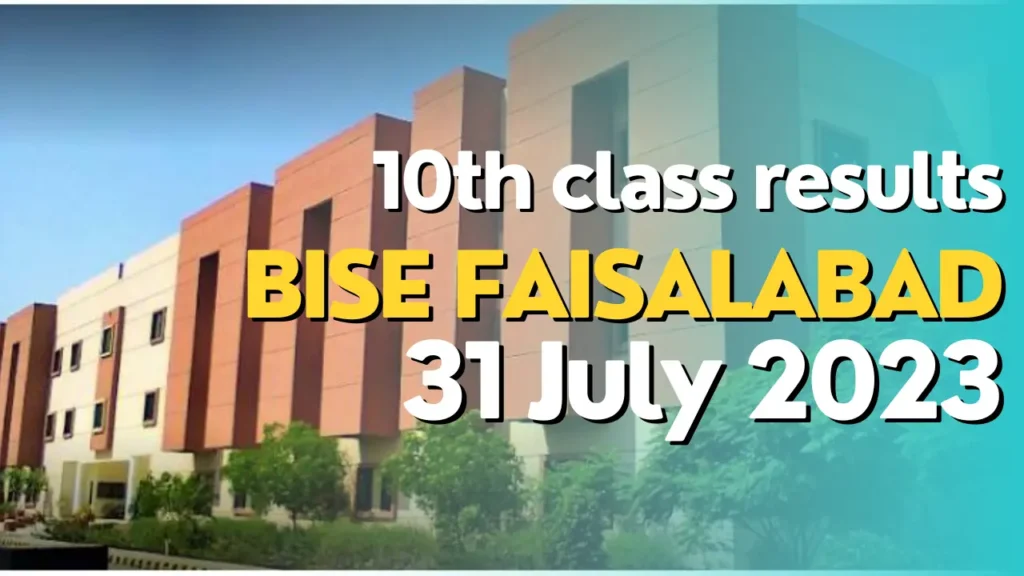 10th class result 2024 Faisalabad board