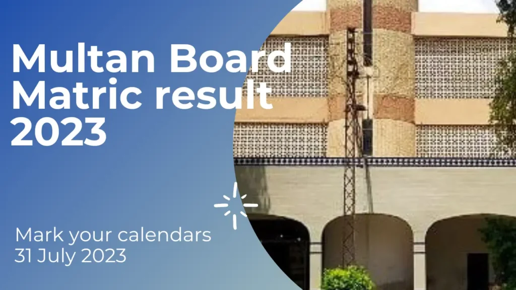 10th class result 2023 Multan Board