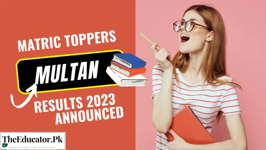 BISE Multan matric toppers 2023