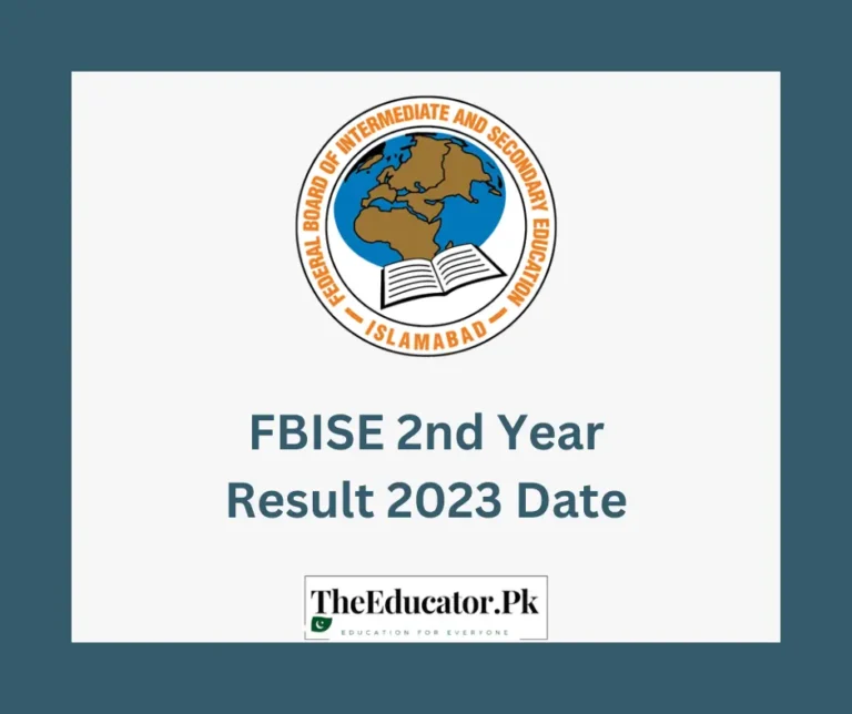 2nd Year Result 2023 Fbise – Check Here