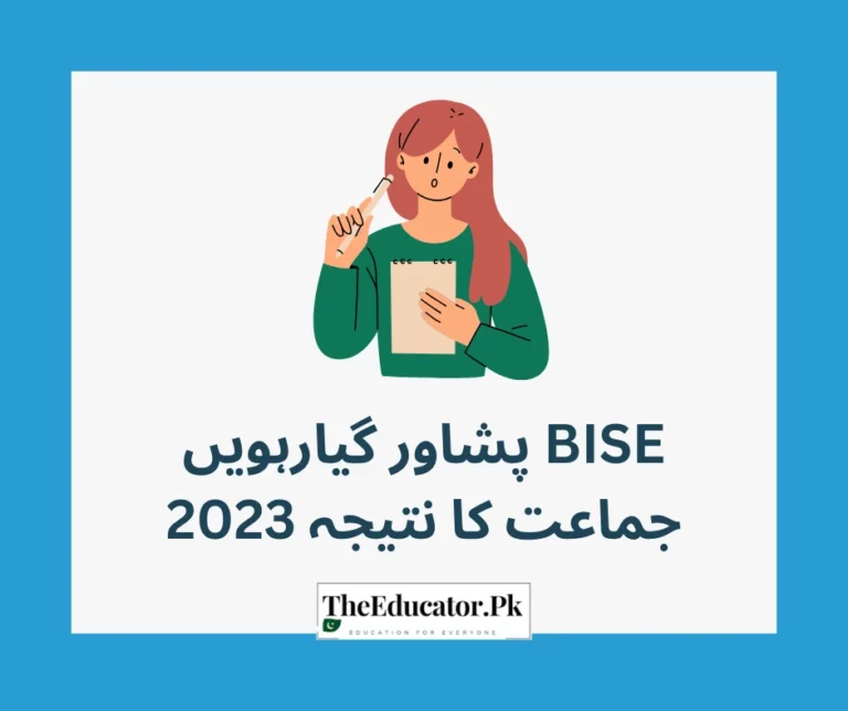 BISE Peshawar 1st year result 2023