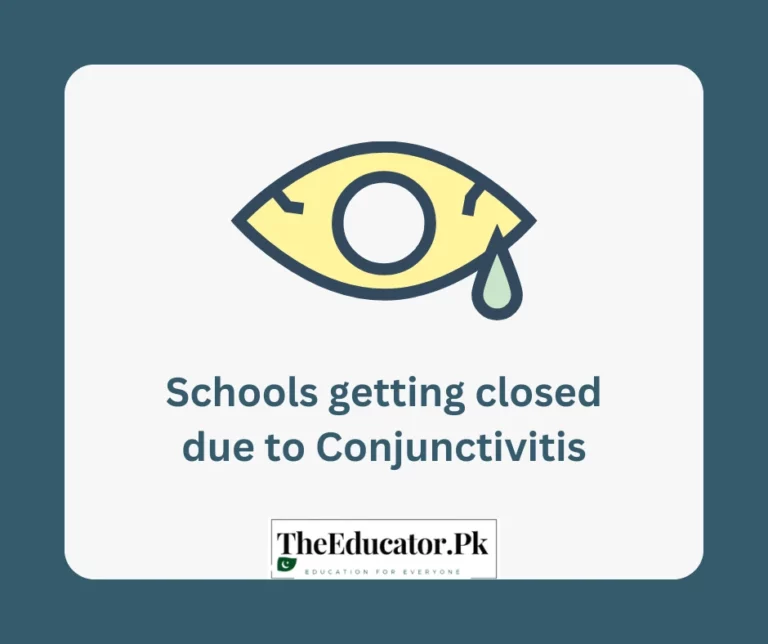 Schools getting closed due to Conjunctivitis