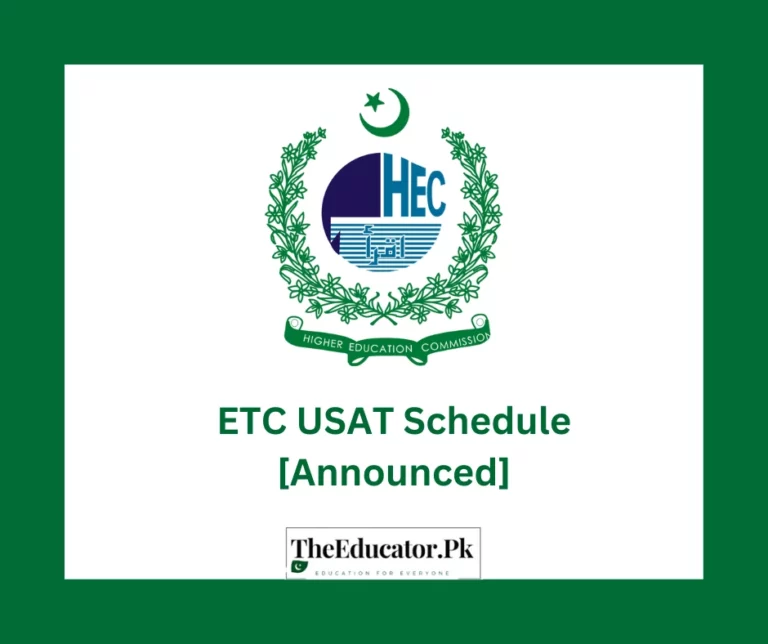 ETC USAT Schedule [Announced]